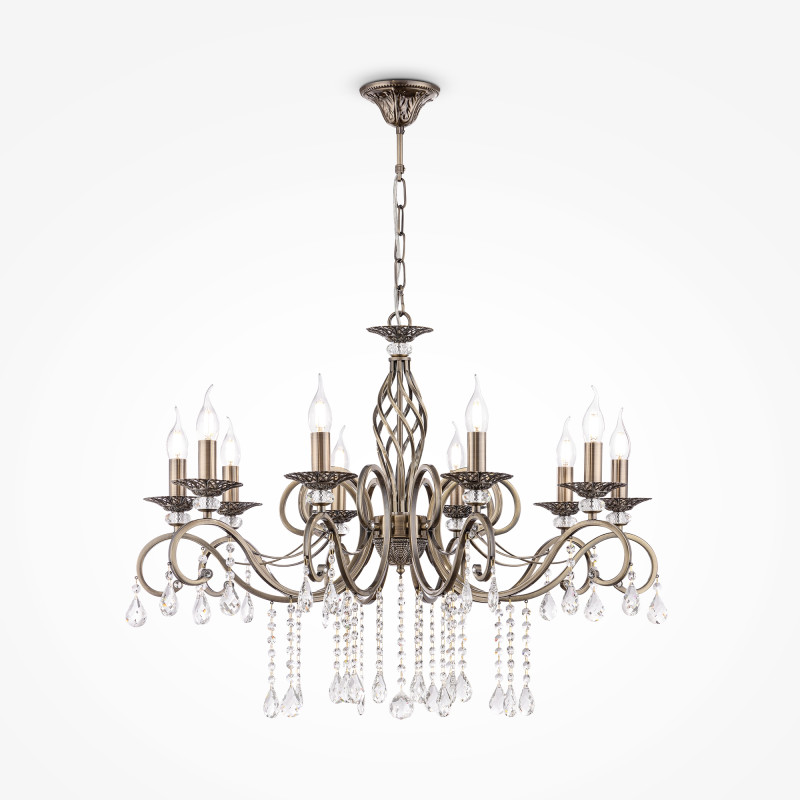 Люстра Maytoni RC247-PL-10-R бронза