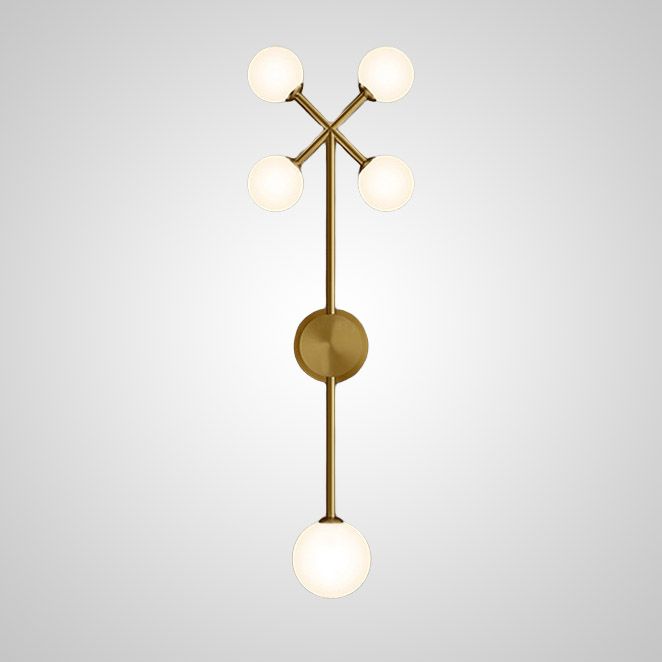 Бра CATTIS Gold 21*36*36 см, 5*G4*20W, ImperiumLoft CATTIS01, Золотистый