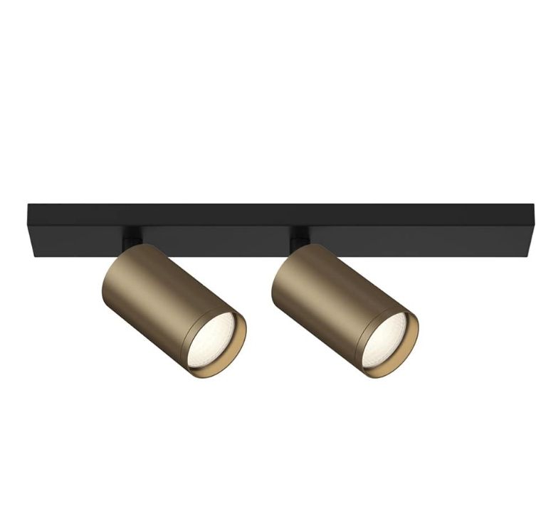 Светильник потолочный FOCUS S C051CL-02BBZ, черный-бронза