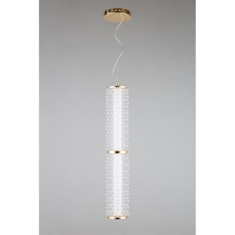 Подвесной светильник 15*105-210 см, 1*LED, 29W, 3000K, Aployt Ozann APL.331.06.29, золотой