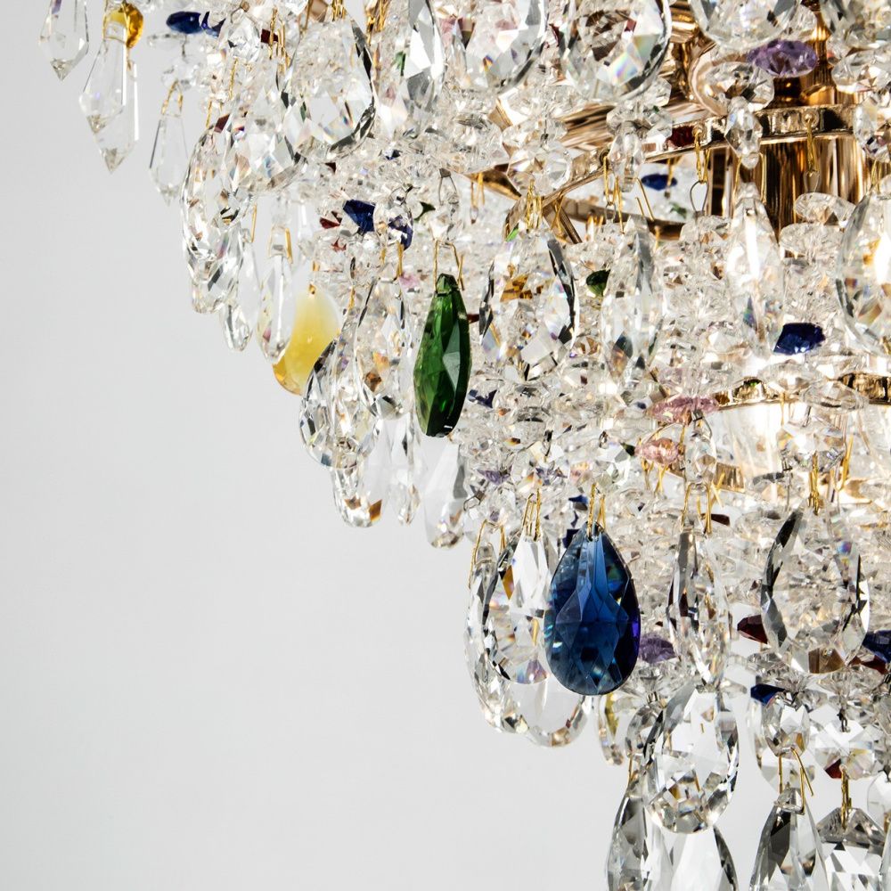 Подвесная люстра 45*45*120 см, Е14 8x40W, , Золото MODELUX ML.850.8 GD