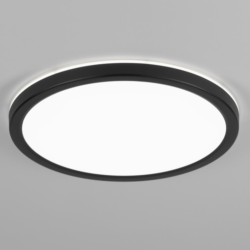 Светильник накладной 30*2,5 см, LED 30W*Мульти Citilux CL738241VL Бейсик Лайн Черный 