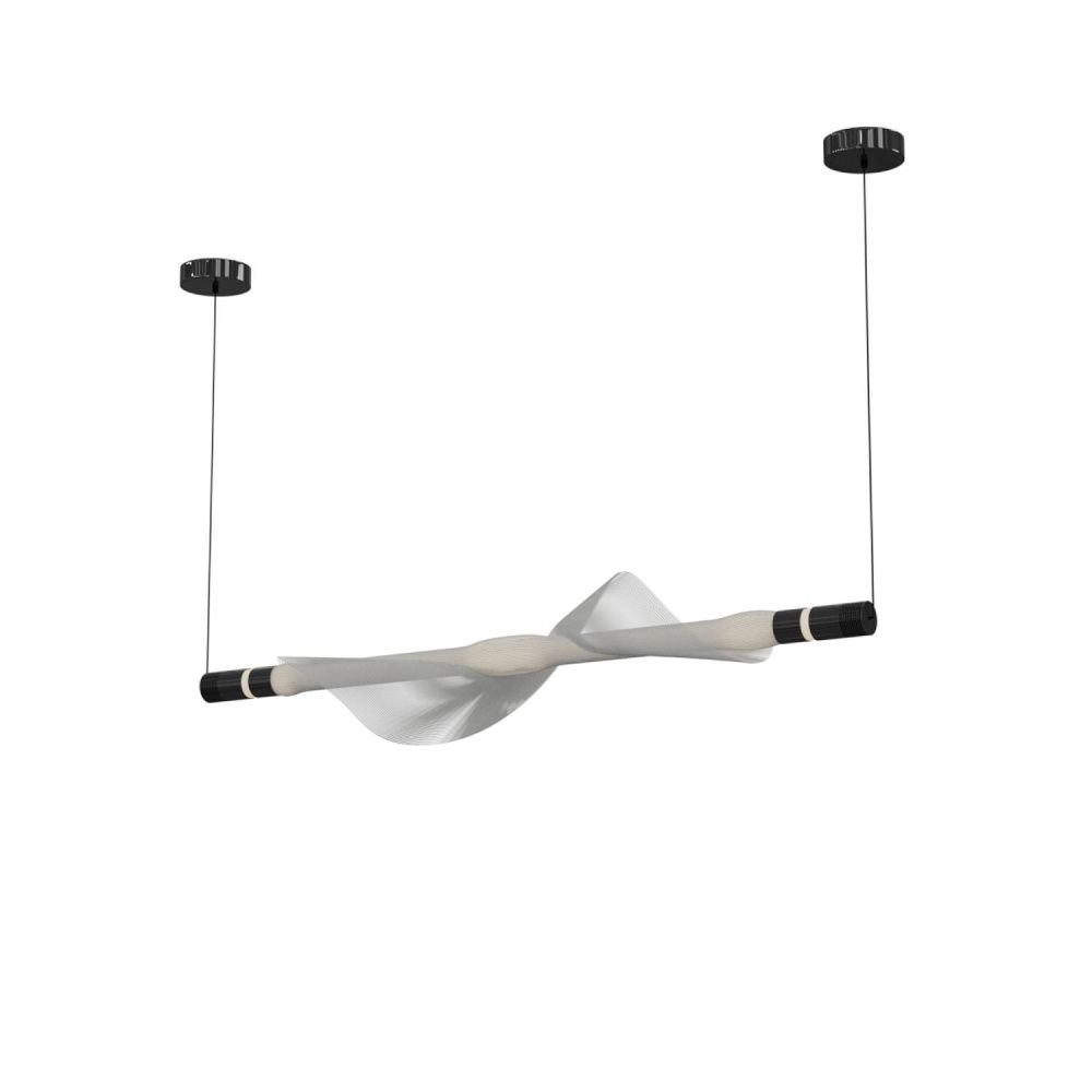 Светильник подвесной *104-300 см, 1*LED*29W, 3000K, Lightera Waves LE119L-98W, Черный