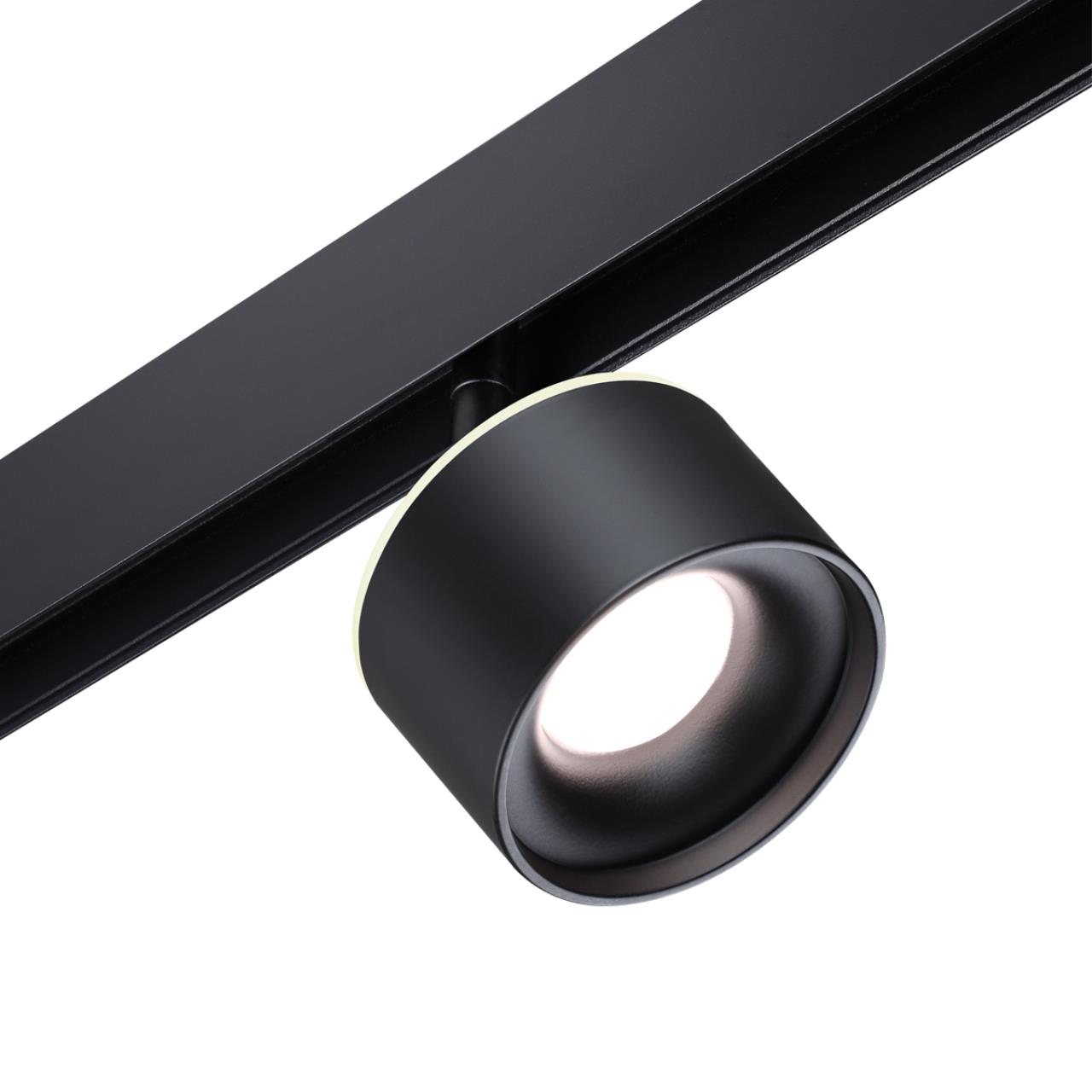 Светильник 10 см, 15W, 3000-6000K, Novotech Shino Flum 358980, черный
