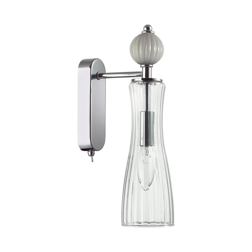 Бра *8,5*32-32 см, 1*E14*40W, Lumion Emily LUM8269/1W, хром; серый