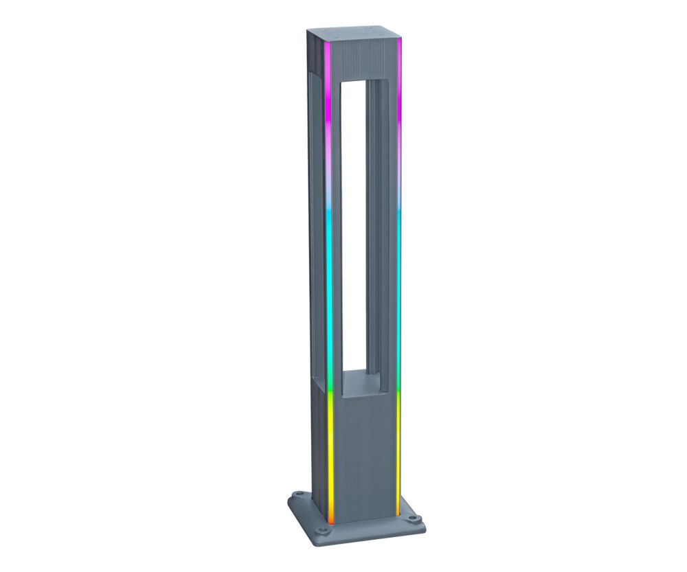 Светильник 80 см, 5W, 4000K, Kink Light 09209-F(220V),16(RGB), серый