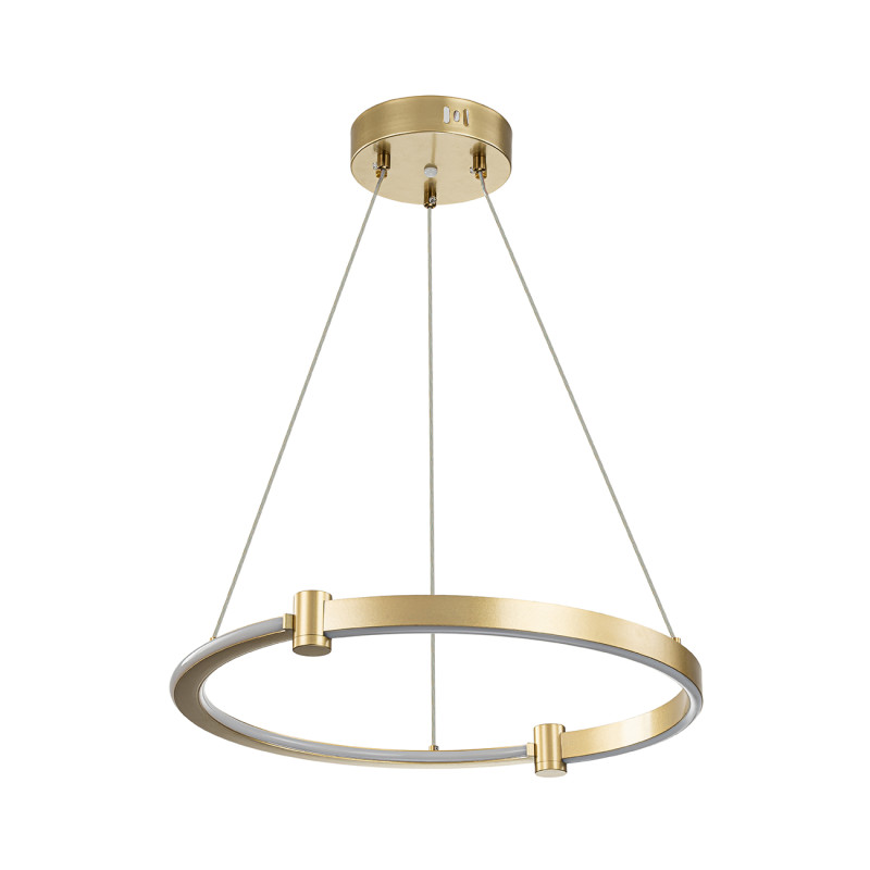 Подвесной светильник 44 см, 46W, 3000-6500K, Indigo Circolato V000077L, золото, 14015/1P Gold