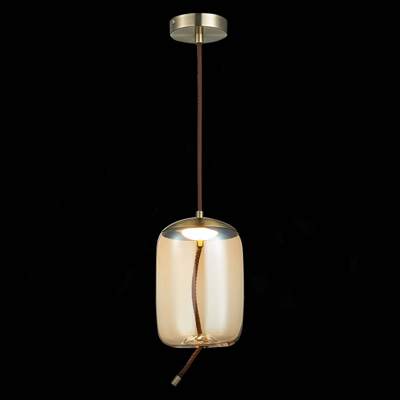 Люстра подвесная 18 см, 10W 3000K ST LUCE OZZIO SL6108.323.01 Бронза