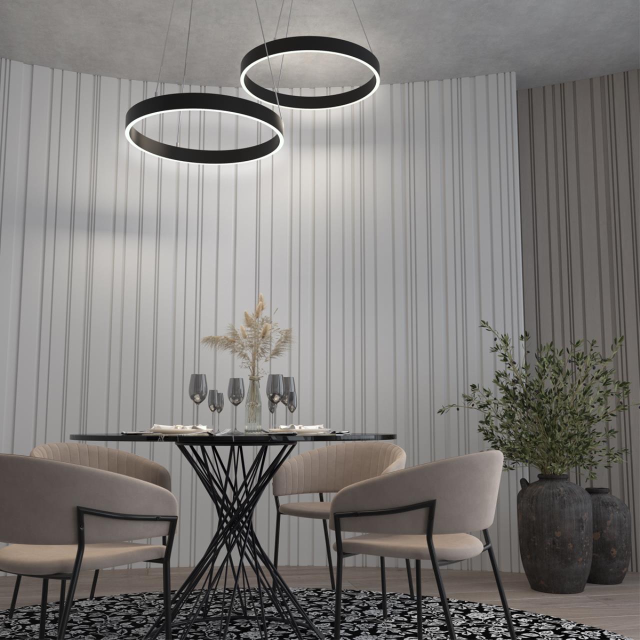 Светильник 60 см, 50W, 3000-6000K Novotech Iter 358959, черный