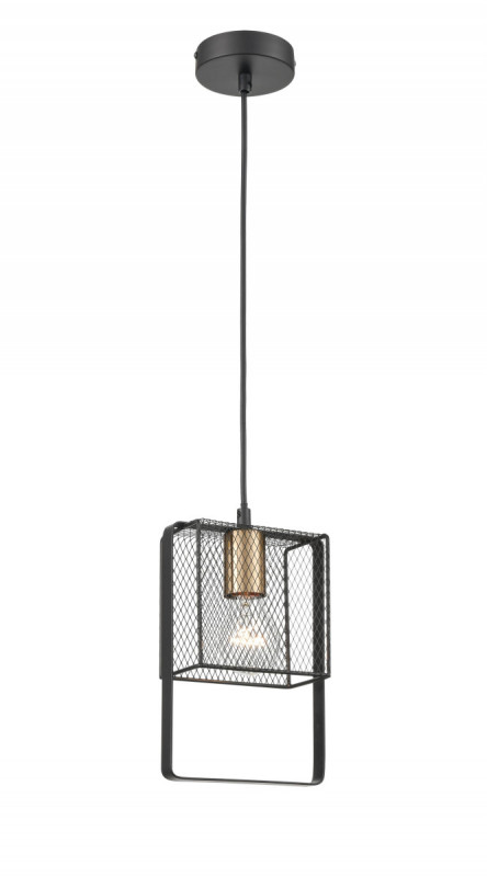 Подвесной светильник  16*146 см, 1*E27 черный, золото Vele Luce Nota VL6412P01
