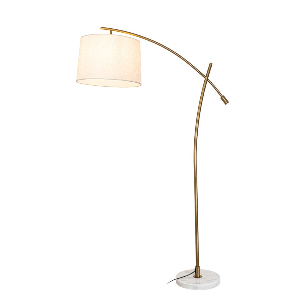 Торшер **-160 см, 1*Е27*60W, Modemodern  MD.6616.01FL, Латунь