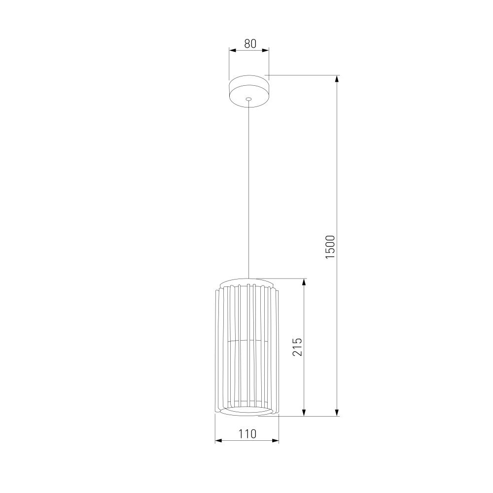 Уличный подвесной светильник Entero 3000K IP54 35189/H черный Elektrostandard  4690389219337, a072081