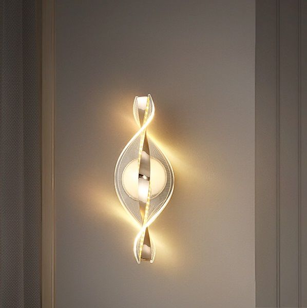 Светильник настенный DZN-13300 ЗОЛОТО  D350/H140/1/LED/6W/4000K звёздное небо SPRAY2 25-03
