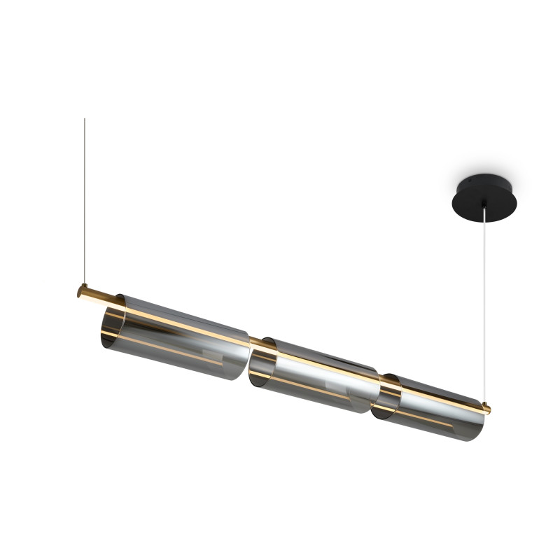 Светильник 91 см, 13W, 3000K, Freya FR5395PL-L12B, черный