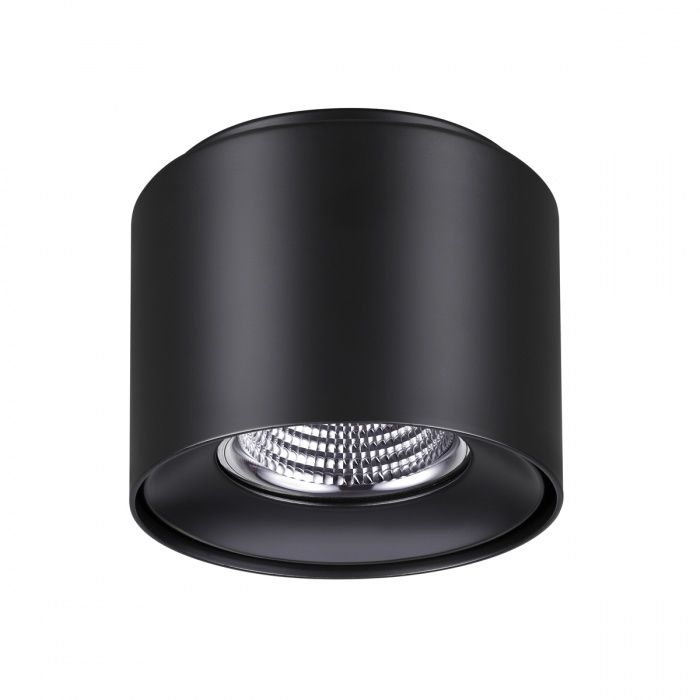 Светильник 14 см Novotech Recte 358474, 15W LED, 4000K, черный