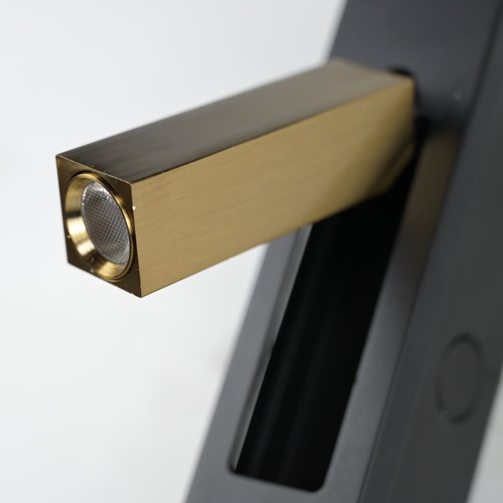 Бра Chelsom WALL LED DOCK BRASS 17*5*17 см, 1*LED*3W, 4000K, ImperiumLoft 2000000118499, Латунь, Чёрный