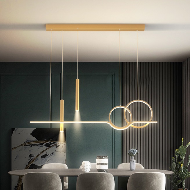 Светильник подвесной DZN-48680 ЗОЛОТО D1200/H1200/5/LED/.W/4000K