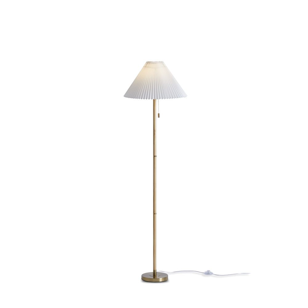 Торшер 158-158 см, 1*E27*60W Freya insley FR5533FL-01BS, Латунь
