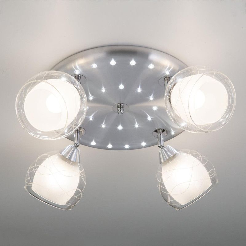 Потолочный светильник Citilux Самба CL158142 хром