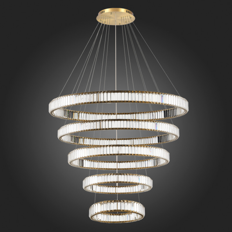Люстра подвесная 120 см, 285W 4000K ST LUCE TIVOLI SL1622.313.05 Латунь