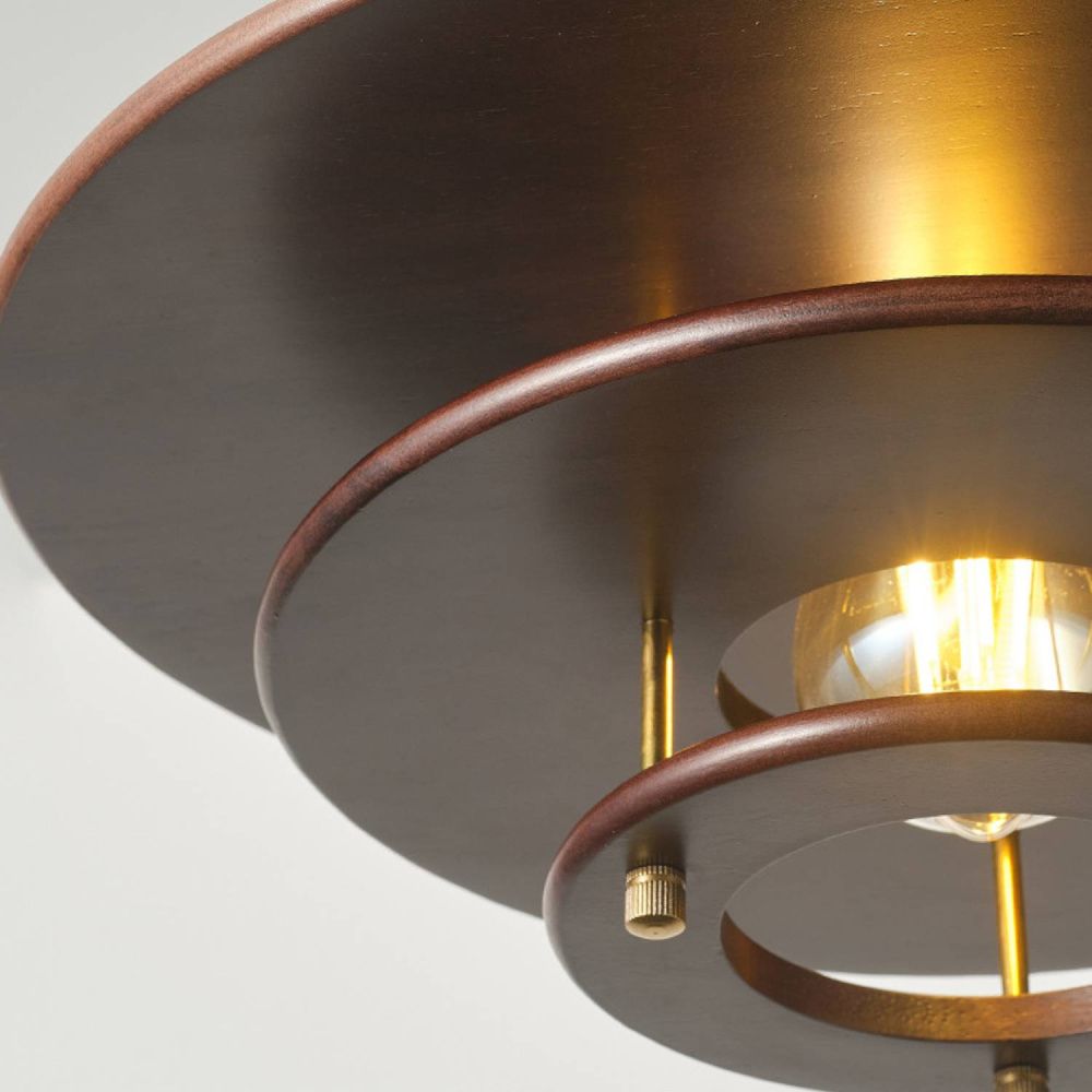 Светильник подвесной *25,5-200 см, 1*E27*7W, Lightera Simarron LE106L-35N, золотой