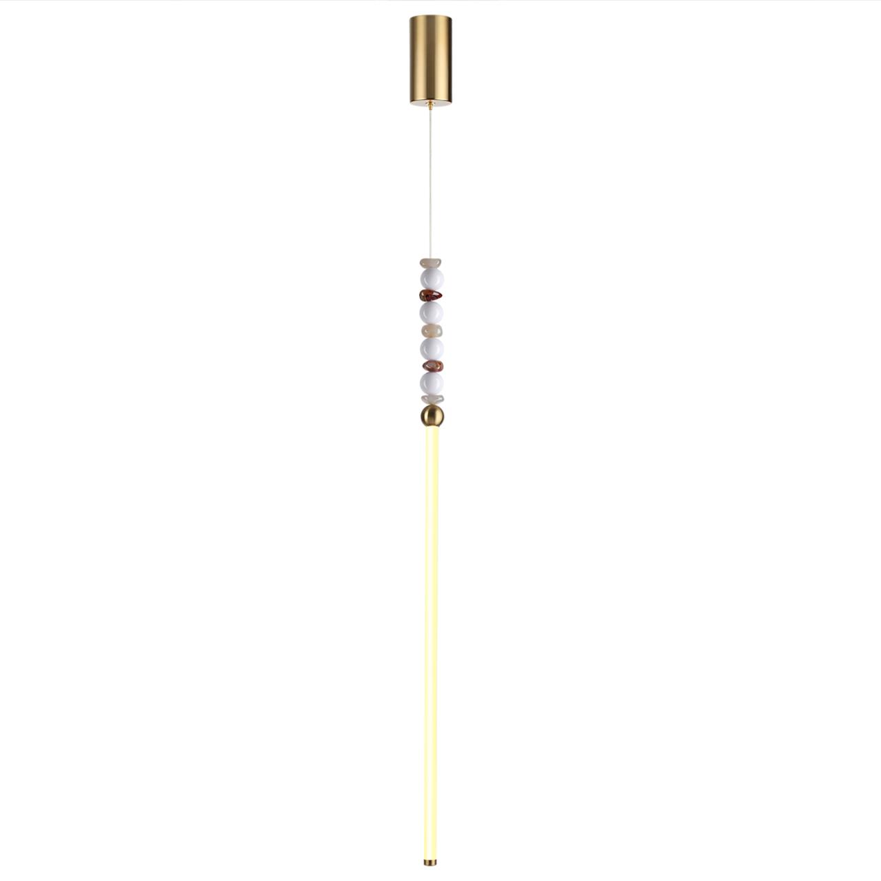 Подвесной светильник 1,6*213,5 см, 1*LED*12W 3500K Odeon Light MONELLA 6640/12L бронзовый