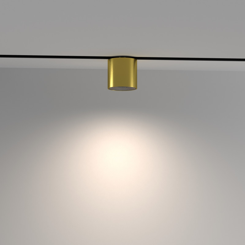 Светильник 5,3*5,3*9,6 см, LED, 7W, Maytoni Technical Alfa S TR132-4-7W-DS-BS латунный, 3000-6000K, 36°, Dim Exility