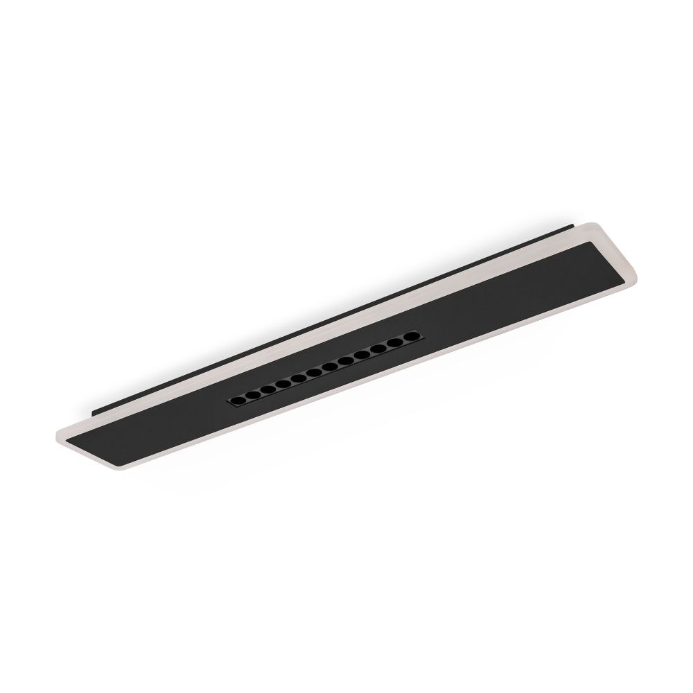 Потолочный светильник 60*10*-4 см, *LED*24W, 4000K, Freya  FR6105CL-L40B, Черный