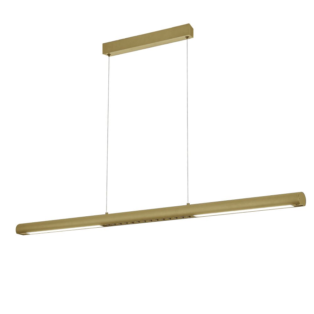 Подвесной светильник 120*8*15-150 см, *LED*24W, 3000K, Mantra Lineal MAN9036, золотой