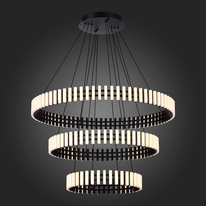 Люстра 80 см, 105W, 3000K ST LUCE ESTENSE SL6203.403.105 Черный