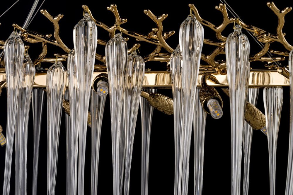 Люстра подвесная ** см, 16*G9*40W, Dio D`arte Tavenna Gold Tavenna H 1.5.150x48.101 G, золотой