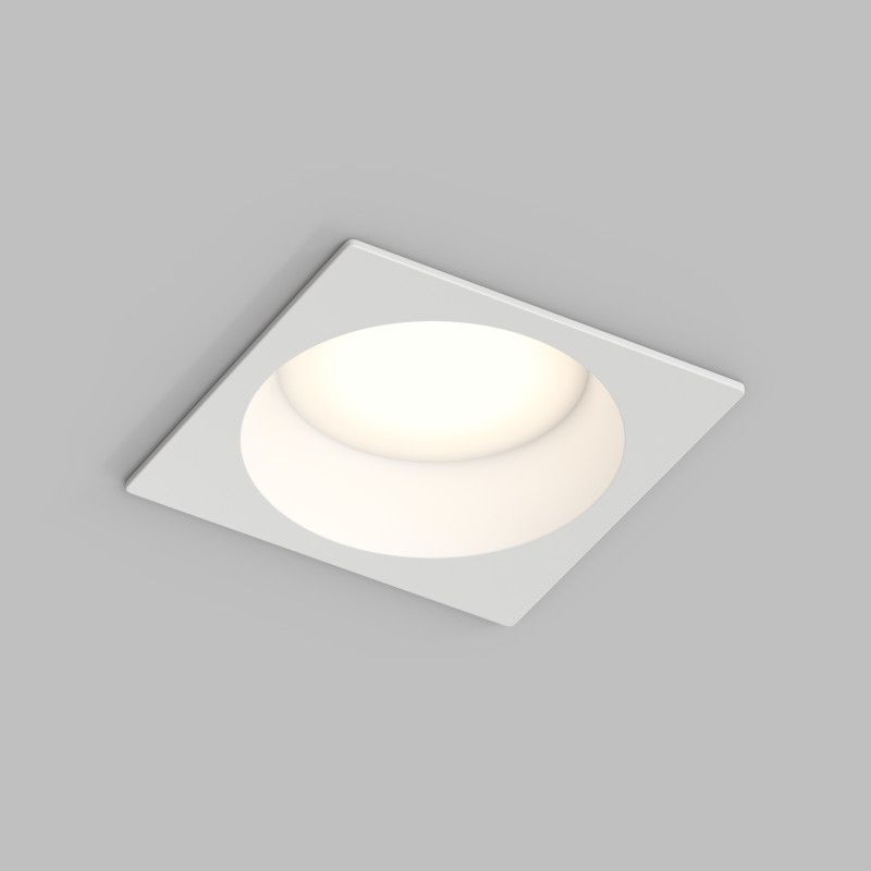 Влагозащищенный светильник 8,2*8,2*4,7- см, 1*GU5.3*15W, Denkirs Deep DK3104-WH, белый полимер