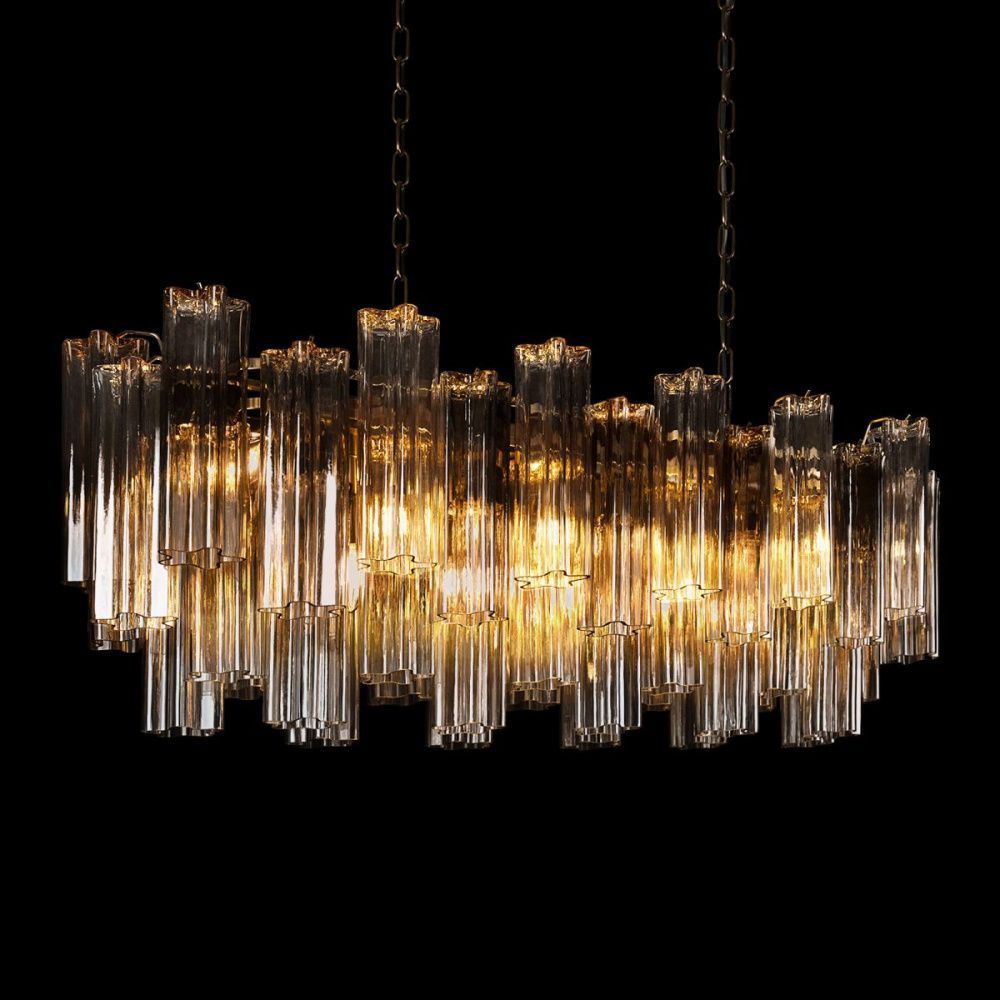 Подвесной светильник 104 см, Loft IT Murano 10580/1000R Ash, бронза