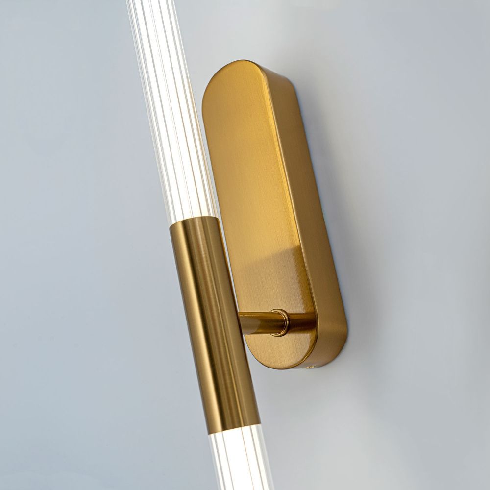 Настенный светильник 84 см, 16W, 4200K, MODESTYLE MS.1230.840 BS, латунь