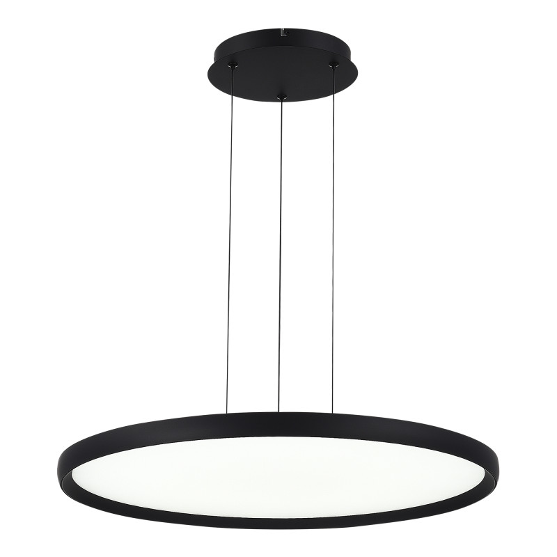 Подвесной светильник 59*200 см, LED, 45W, 3000-6000К, ST-Luce Satellite SL6015.403.01 черный