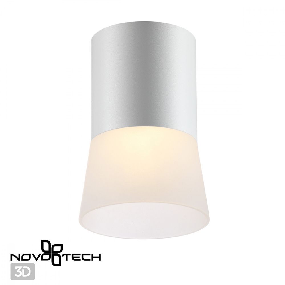Светильник 7*7 см, GU10 9W, NOVOTECH 370901, белый