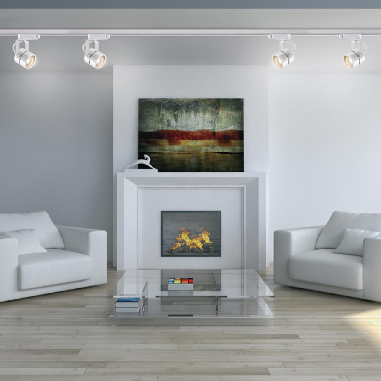 Трековый светильник Novotech Pipe 370428, белый, 13.9x7.6x7.6см, GU10, 50W