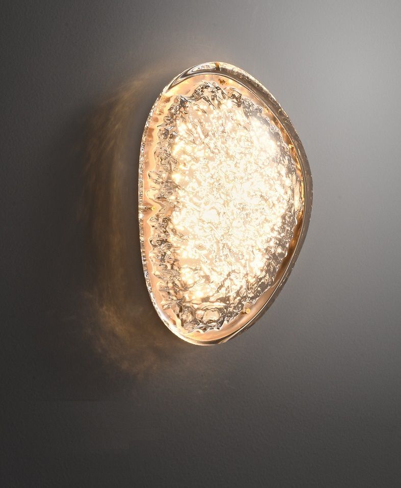 Светильник DZN-11728 ЗОЛОТО + ПРОЗРАЧНЫЙ  D180/H250/1/LED/8W/4500K EVIAN LONG 24-05 VST  24-11