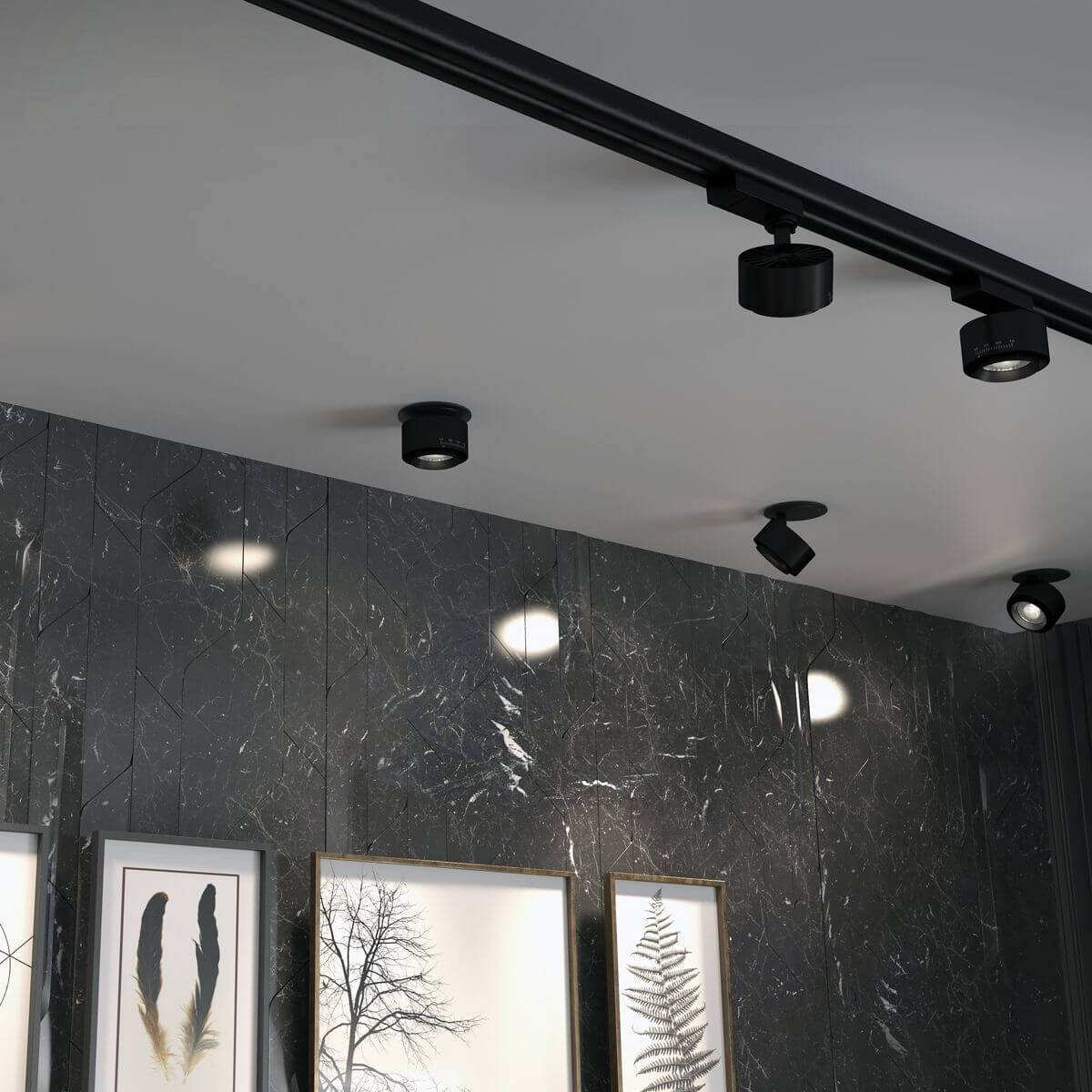 Светодиодный светильник 8 см, 15W, 4000K, Novotech Port Eddy 358942, черный