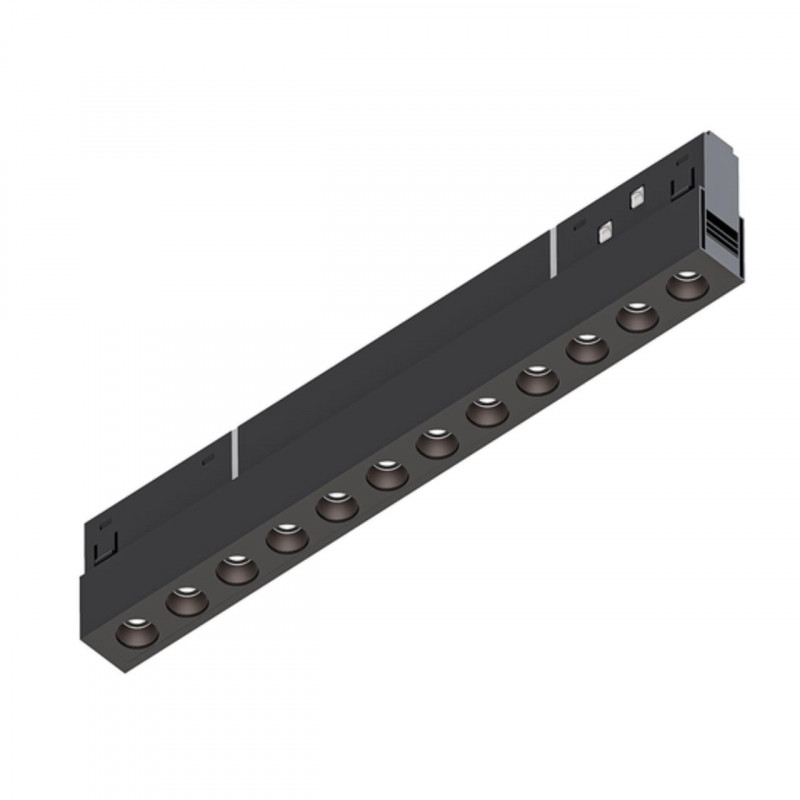 Трековый светильник 20,8*1,7 см, 1*LED*12W, 2700-6000К, Arte lamp Expert Черный A5744PL-1BK