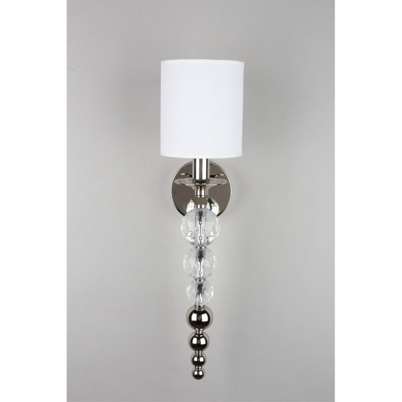 Бра 20*14*57 см, E14, 40W, Aployt Floretta APL.842.01.01, никель