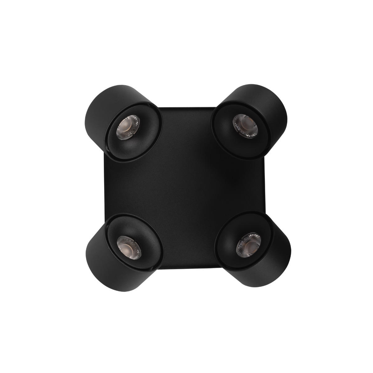 Накладной светильник 19*19*9 см, 4*LED*12W 4000K LOFT IT Case 10326 Black черный