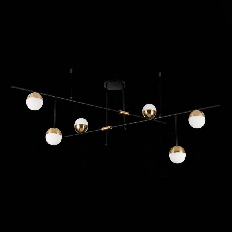 Люстра потолочная 164*20 см, ST LUCE ALBERO SL1507.422.06 Черный