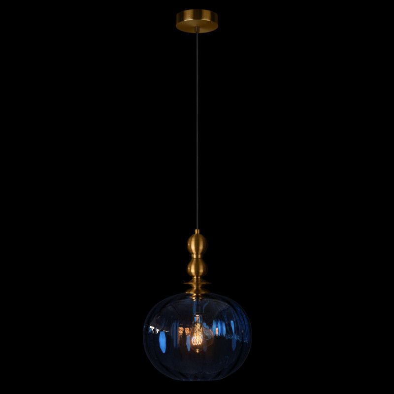 Подвесной светильник *25*-22,5 см, 1*E27*40W, LOFT IT Melon 10426 Blue, бронзовый