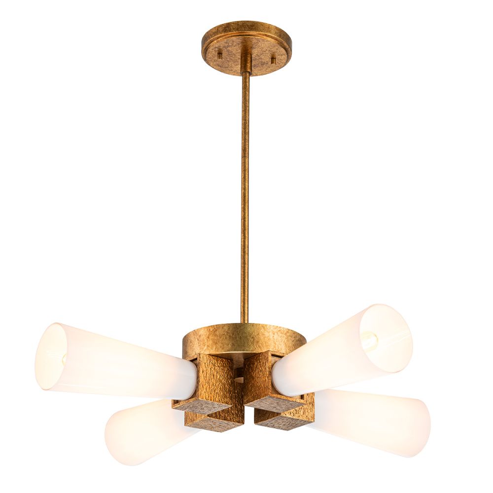 Потолочный светильник Elstead Lighting, Арт. KRISTY-4P-DG-OPAL