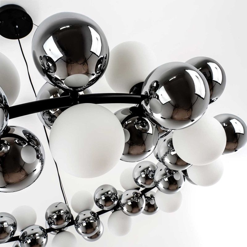 Подвесной светильник 100x23xсм, G9, 20xG9Вт, , Modelux MS.8055.20 BK Черный