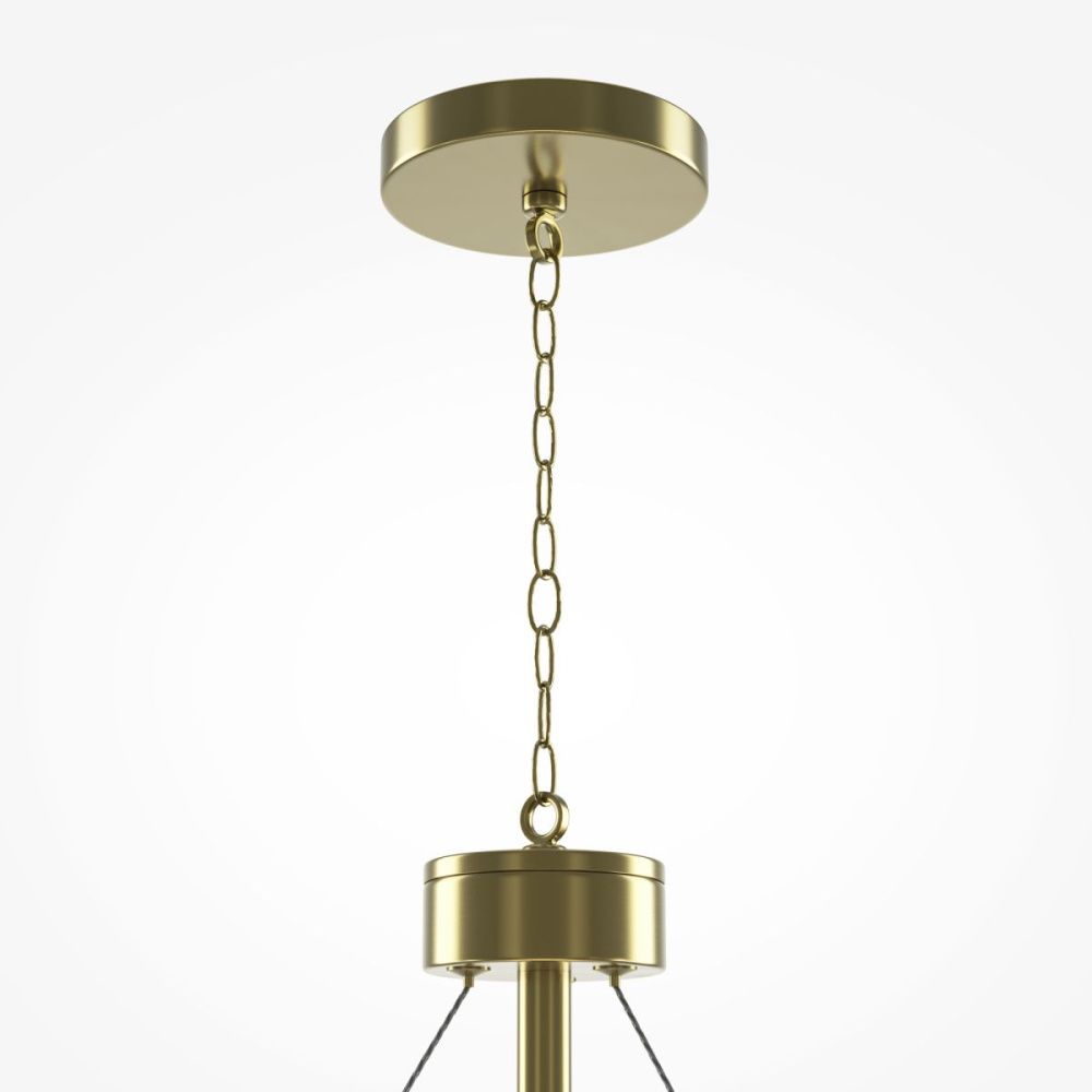 Подвесной светильник 51 см, Maytoni Intrigue MOD440PL-06BS, латунь