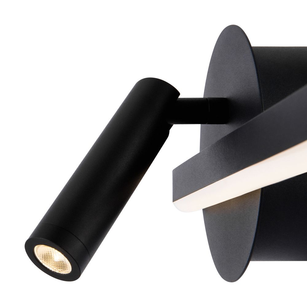 Бра 36*13*-8,5 см, *LED*7W, 4000K, Freya Тайна / Mystery FR6063WL-L12B, Черный