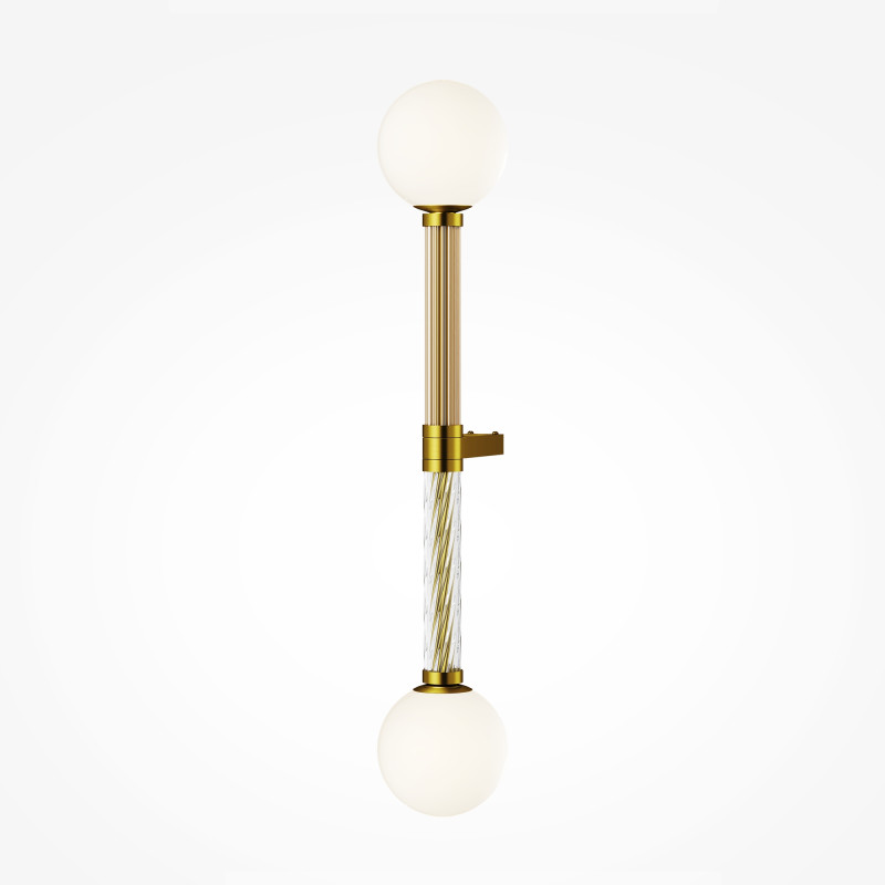 Бра 70*70*70 см, 2*G9, 28W, Maytoni TEATRO MOD287WL-02BS латунный