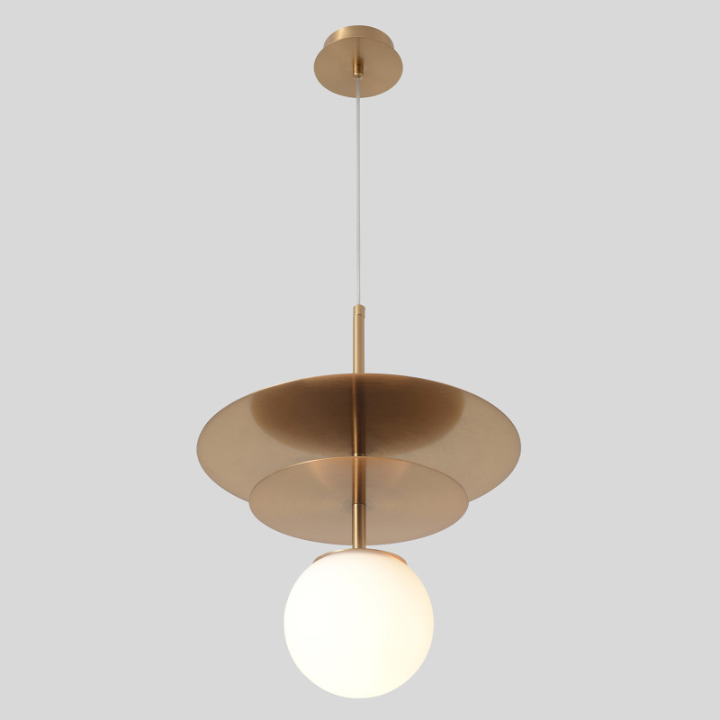 Светильник 30 см, Crystal Lux UVA SP1.2 BRASS, латунь
